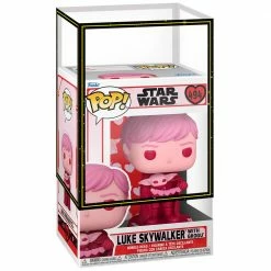 PRE-ORDER: Funko POP Star Wars: Valentines S2 - Luke & Grogu With SW Sleeve / Protector