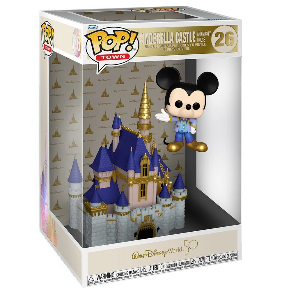 IN STOCK: Funko POP Town: Castle & Mickey With PPJoe Pop Protector