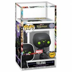 IN STOCK: Funko POP TV: Hawkeye - Yelena With Chance Of Chase