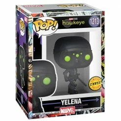 IN STOCK: Funko POP TV: Hawkeye - Yelena With Chance Of Chase