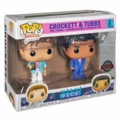 IN STOCK: Funko POP TV: Miami Vice - Crockett & Tubbs 2 Pack With Pop Protector