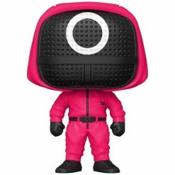 IN STOCK: Funko POP TV: Squid Game - Red Soldier (Mask) With Squid Sleeve / Protector