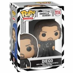 IN STOCK: Funko POP TV: Umbrella Academy - Diego With Themed Sleeve