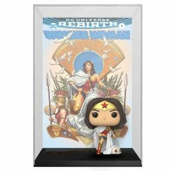 PRE-ORDER: Funko POP Vinyl Comic Cover: Wonder Woman (Rebirth) On Throne