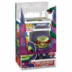 IN STOCK: Funko POP Vinyl: MOTU - Skeletor With Terror Claws (Metallic) With MOTU Sleeve