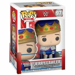 IN STOCK: Funko POP WWE: Jerry Lawler (Metallic) With PPJoe WWE Pop Protector
