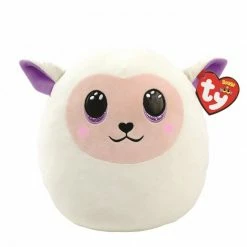 IN STOCK: TY Fluffy Lamb Easter 2022 - Squish-a-Boo - 10"