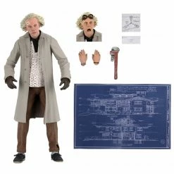 IN STOCK: NECA Back To The Future: Doc Brown Ultimate - 7 Inch Scale Action Figure