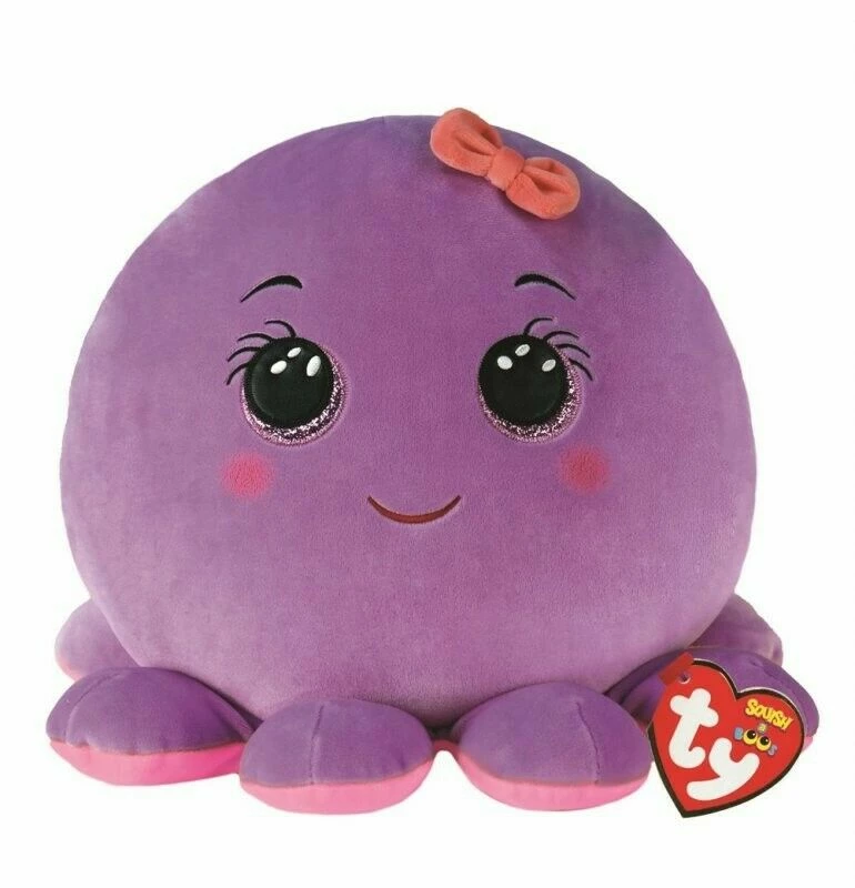 IN STOCK: TY Octavia Octopus - Squish-a-Boo - 14"