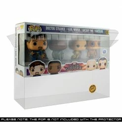 PPJoe 4 Pack (quad 2017) Pop Protector, Rock Solid Funko Vinyl Protection