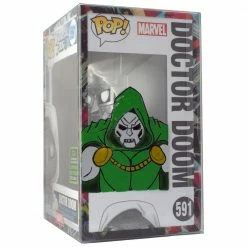 PPJoe Hand Painted Doctor Doom Pop Protector 4" By KYC Customs [Single Protector]