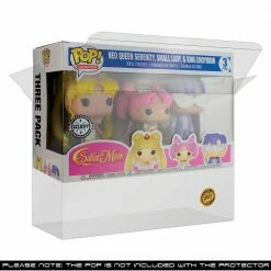 PPJoe Sailor Moon 3 Pack Pop Protector, Rock Solid Funko Vinyl Protection