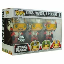 PPJoe Star Wars 3 Pack Biggs/Lobot Pop Protector, Rock Solid Funko Vinyl Protection