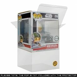 PPJoe Star Wars Wedge Antilles Pop Protector, Rock Solid Funko Vinyl Protection