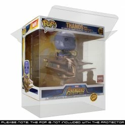 PPJoe Thanos With Sanctuary 2 Pop Protector, Rock Solid Funko Vinyl Protection