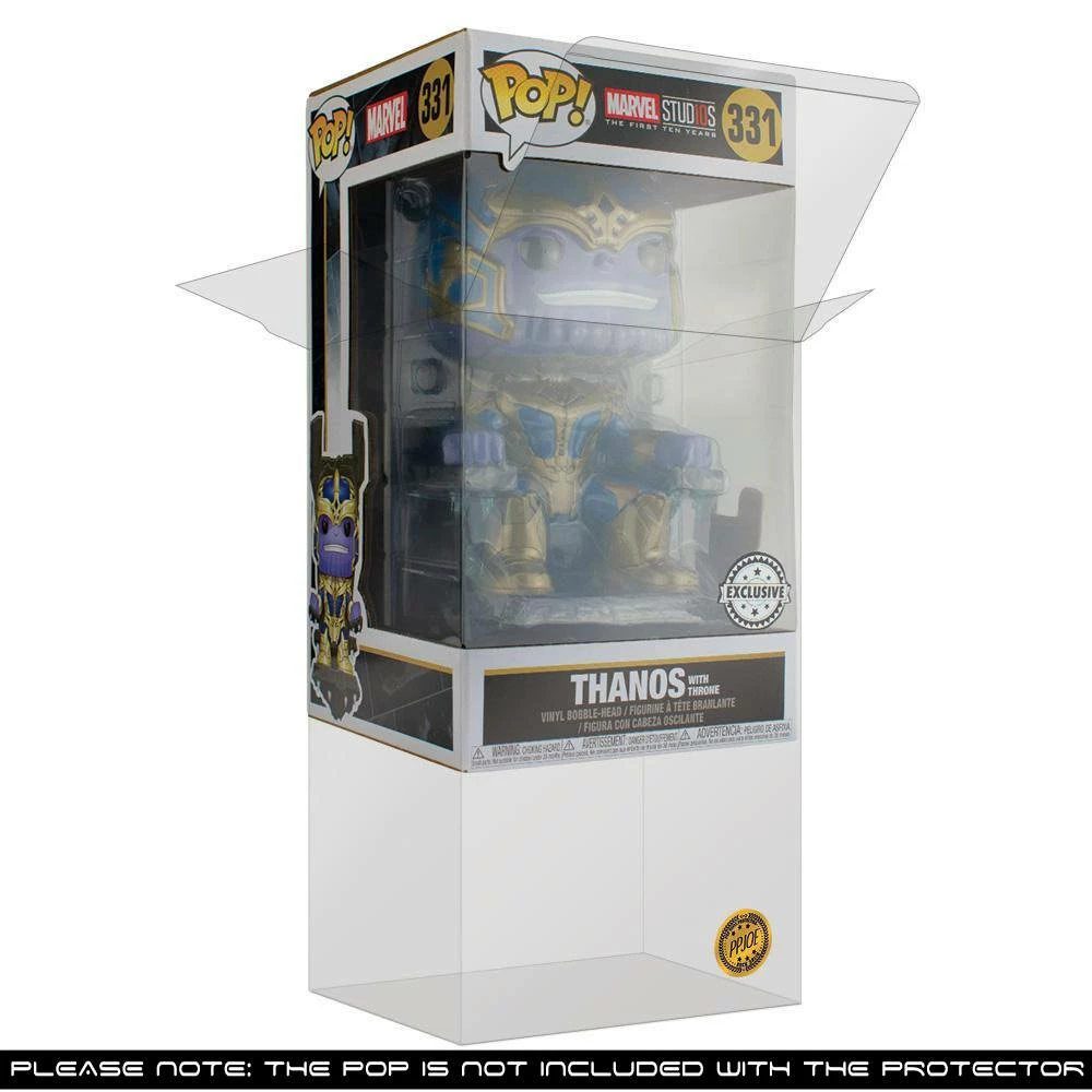 PPJoe Thanos With Throne Pop Protector, Rock Solid Funko Vinyl Protection