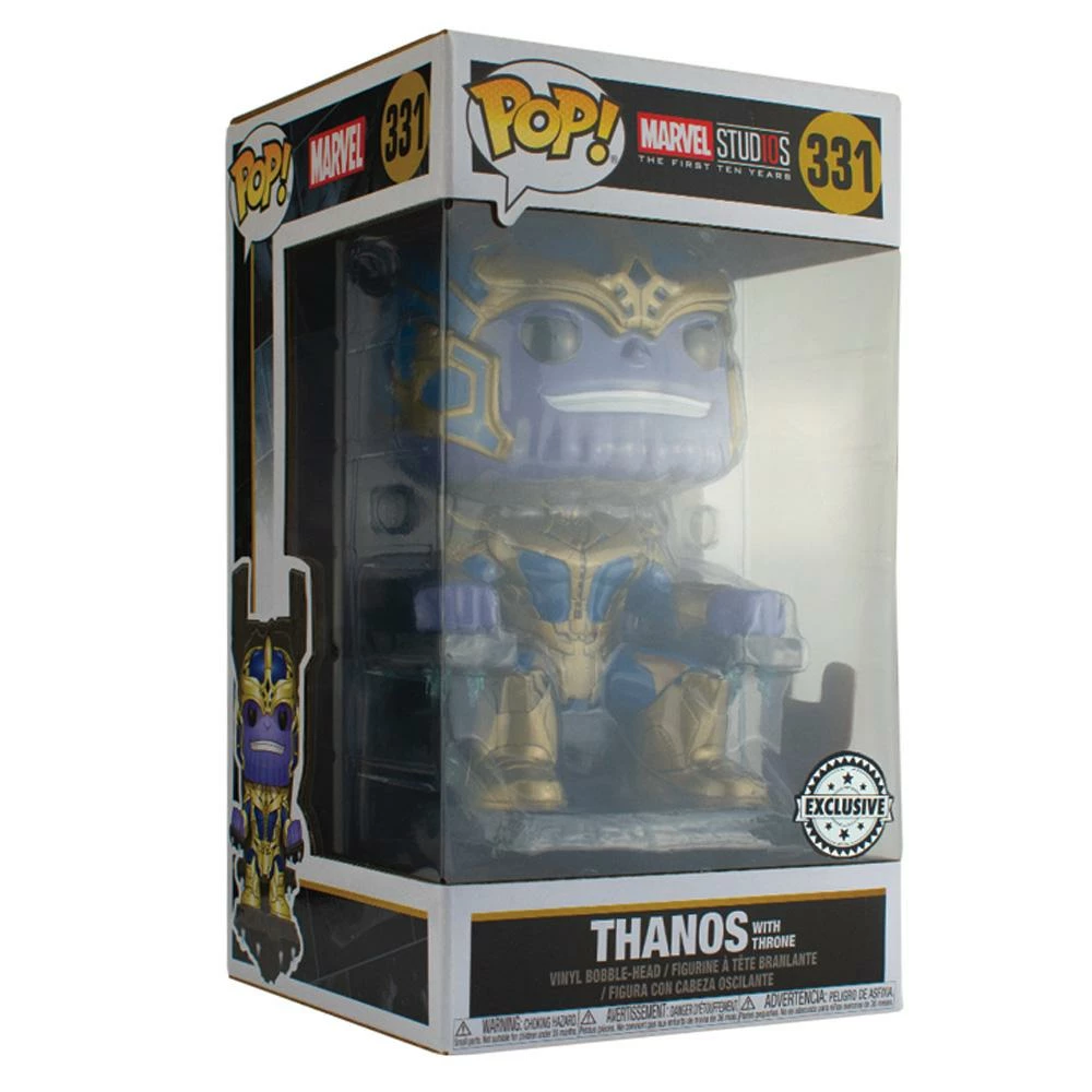 PPJoe Thanos With Throne Pop Protector, Rock Solid Funko Vinyl Protection