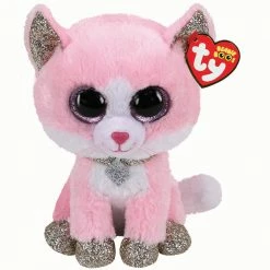 IN STOCK: TY Fiona Pink Cat - Boo - Medium