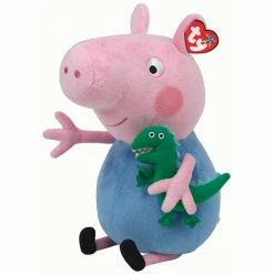 IN STOCK: TY George Pig With Dinosaur - Medium
