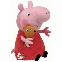 IN STOCK: TY Peppa Pig With Teddy - Medium