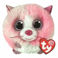 IN STOCK: TY Tia Pink Cat - Puffies